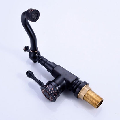 Glamorous Sink Faucet with Swivel Spout and Lever Handle