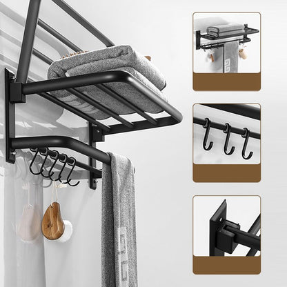 Modern Matte Black Bathroom Accessory Set – Individual or Set Options