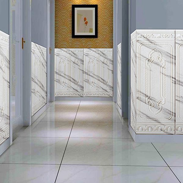Contemporary 3D Plastic Back Wall Panels – Waterproof Design