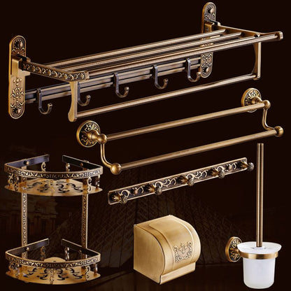 Brass Bathroom Hardware Set – Traditional Accessory Fixtures