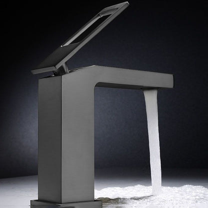 Glam Style Sink Faucet for Bathroom with Lever Mixer