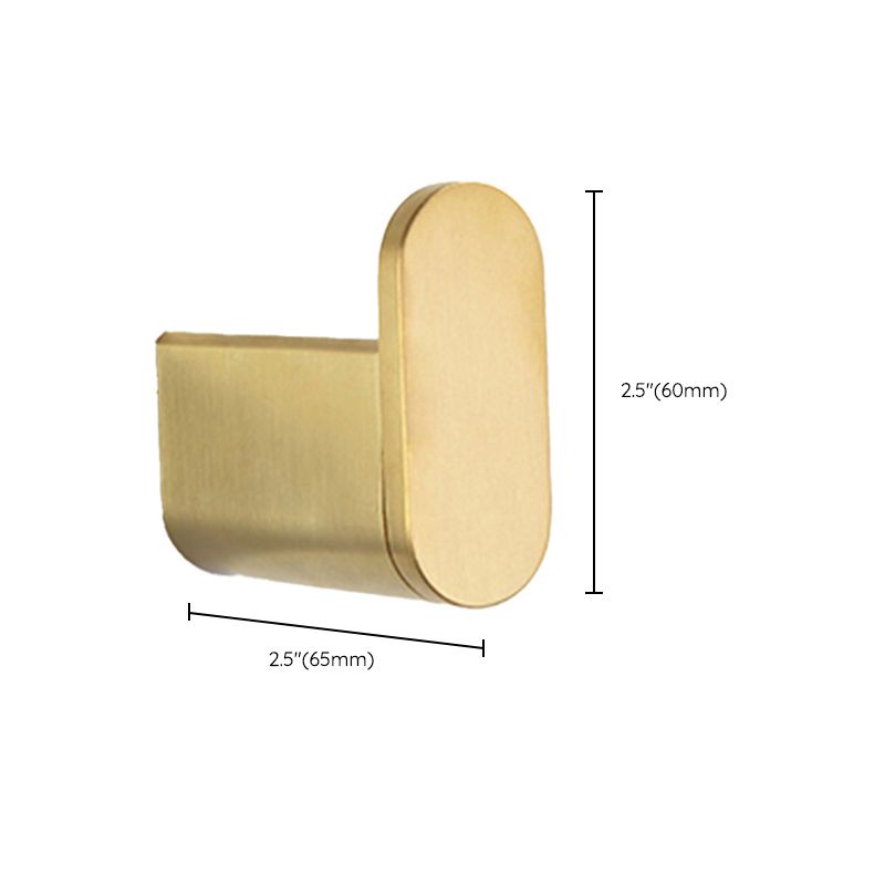 Gold Bathroom Hardware Set – Contemporary Towel Bar and Accessories