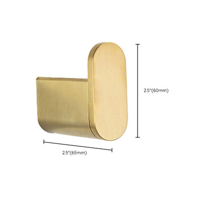 Gold Bathroom Hardware Set – Contemporary Towel Bar and Accessories