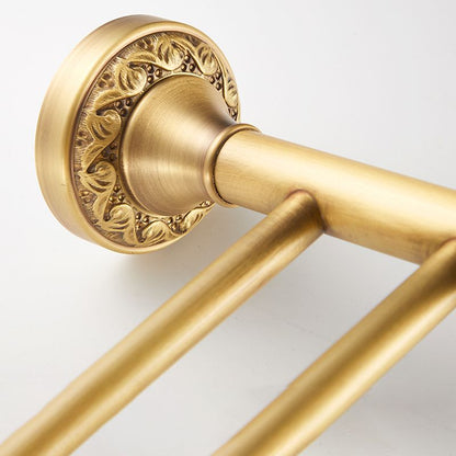 Traditional Brushed Brass Bathroom Accessories – Individual or Set Options