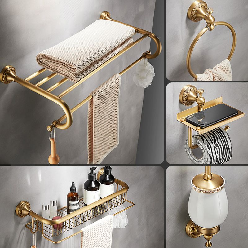 Traditional Brushed Brass Bathroom Accessories – Individual or Set Options