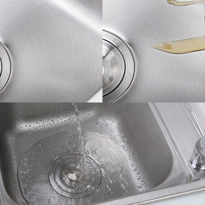 Contemporary Kitchen Sink with Drain Kit - Dirt Resistant Vanity Design
