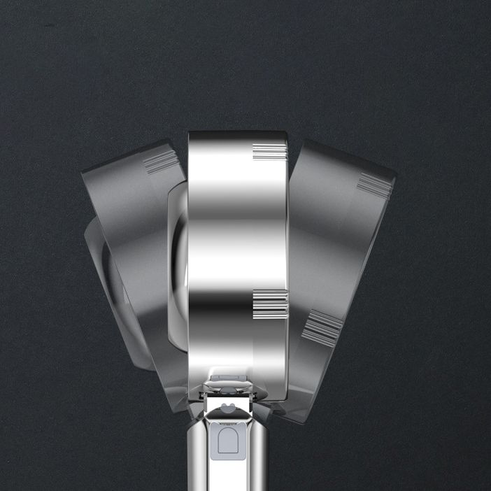 Adjustable Flow Round Showerhead – Compact and Water-Saving Design