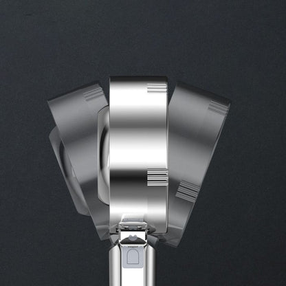 Adjustable Flow Round Showerhead – Compact and Water-Saving Design