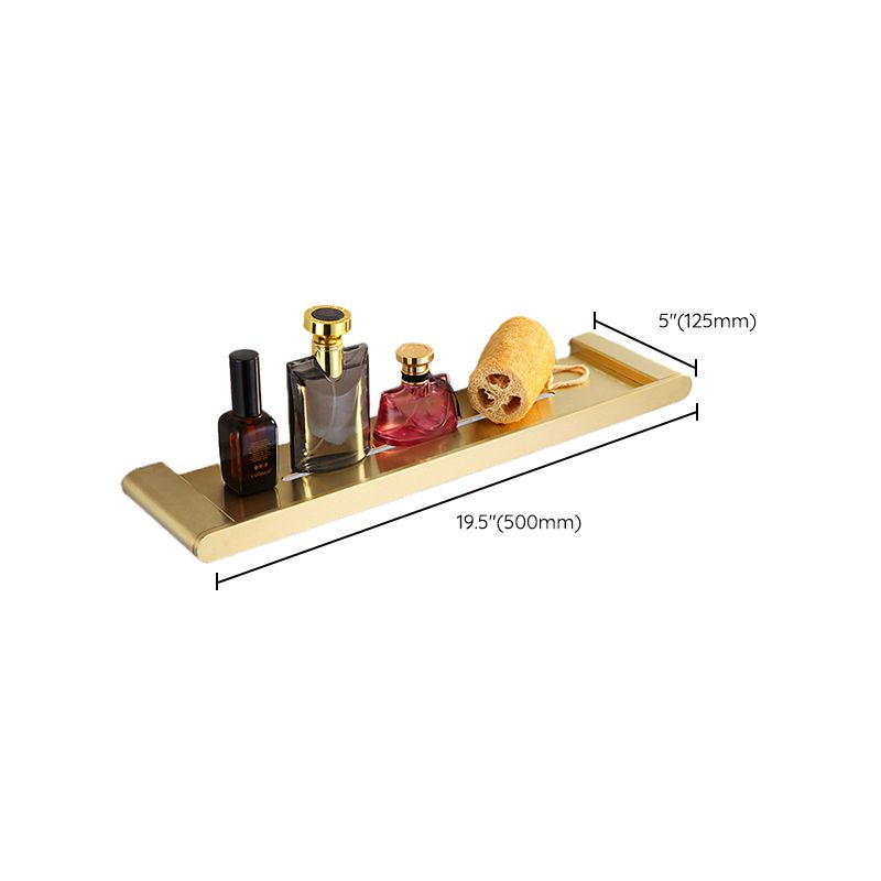 Gold Bathroom Hardware Set – Contemporary Towel Bar and Accessories