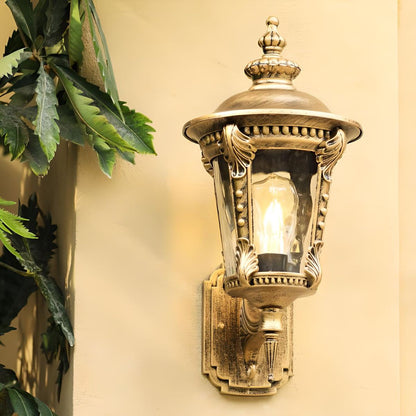 Traditional-Style Outdoor Wall Light for Exterior Illumination