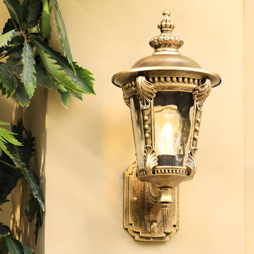 Traditional-Style Outdoor Wall Light for Exterior Illumination