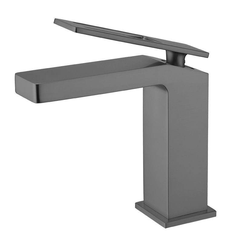 Glam Style Sink Faucet for Bathroom with Lever Mixer