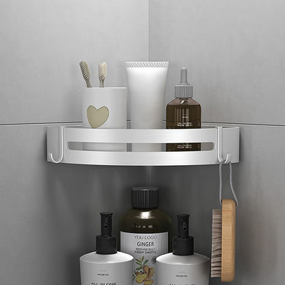 Modern Silver Bathroom Accessories Set with Rust Protection