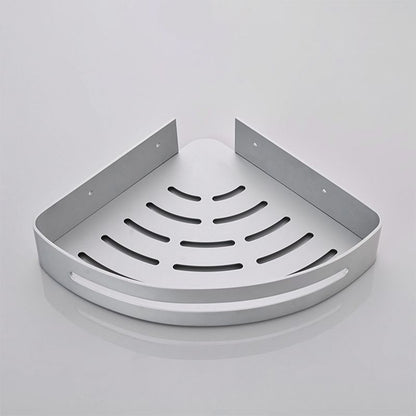Modern Silver Bathroom Accessories Set with Rust Protection
