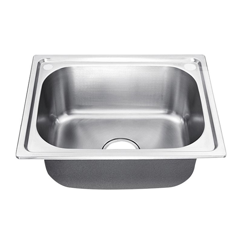 Contemporary Kitchen Sink with Drain Kit - Dirt Resistant Vanity Design