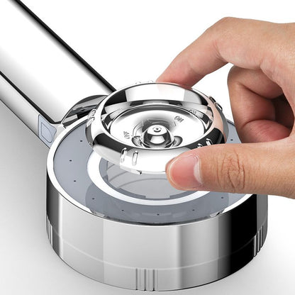 Adjustable Flow Round Showerhead – Compact and Water-Saving Design