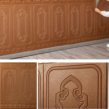 Contemporary 3D Plastic Back Wall Panels – Waterproof Design