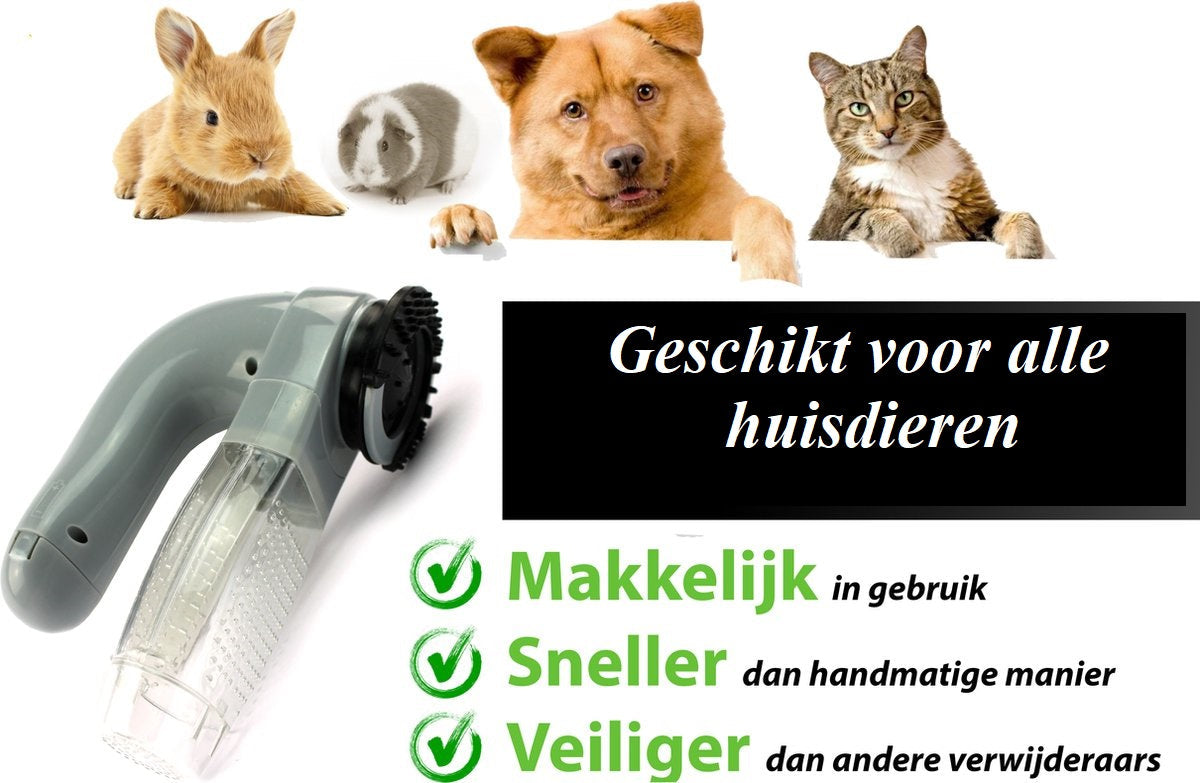 Wireless Pet Hair Remover – Portable and Safe – Multifunctional Design