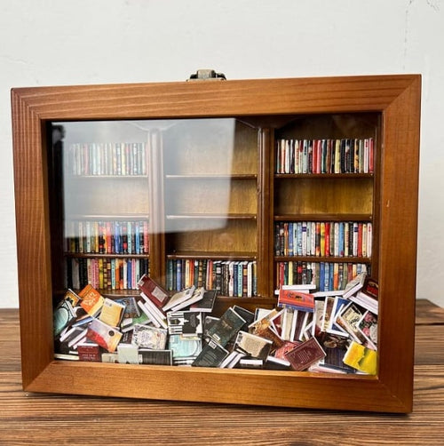 Tranquility Haven – Serene Bookshelf for Stress Relief