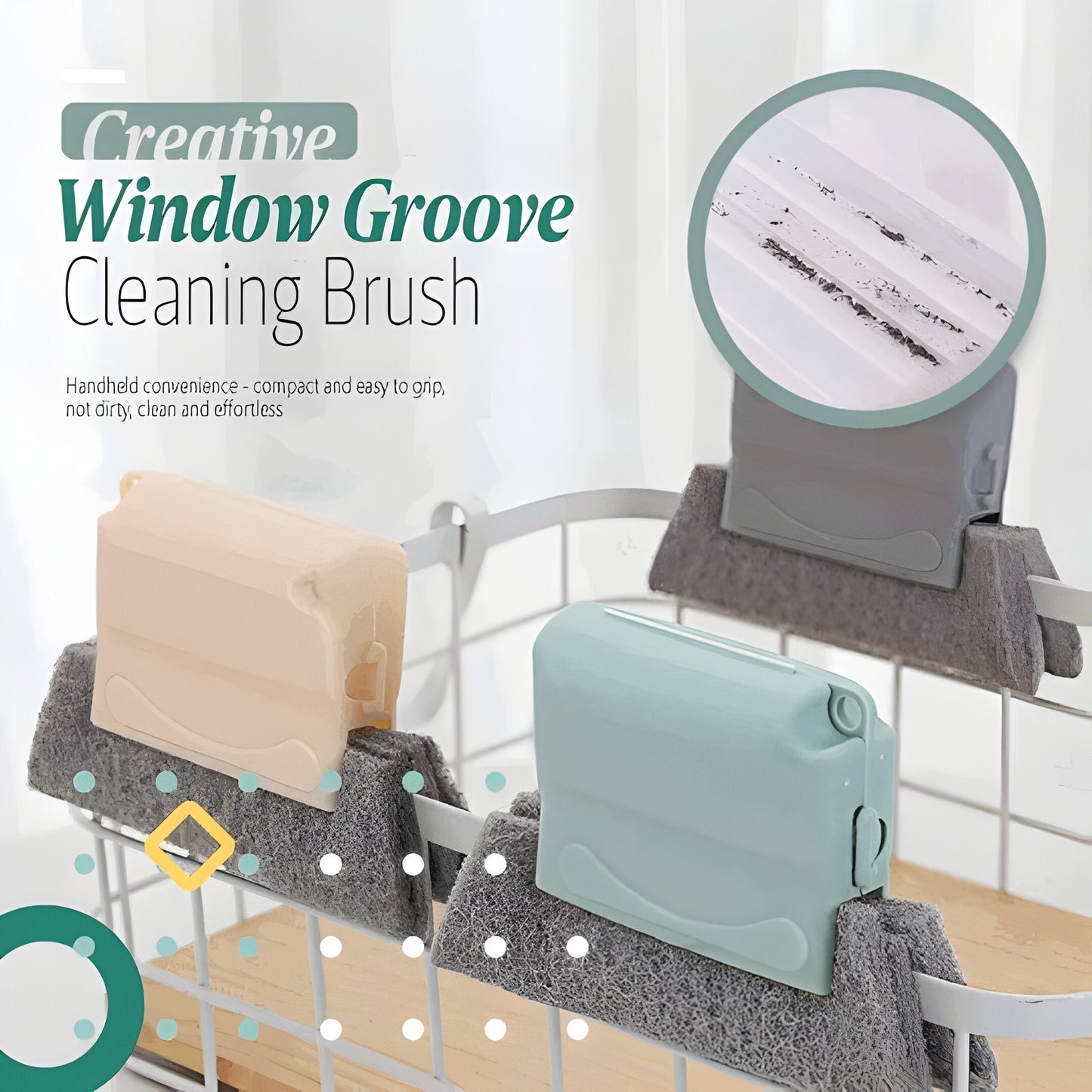 CrystalClear - Ultimate Corner & Window Cleaning Brush