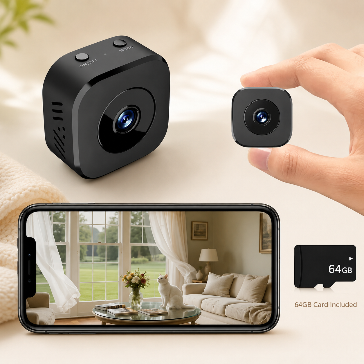 Wireless 1080P Security Camera Featuring Night Vision