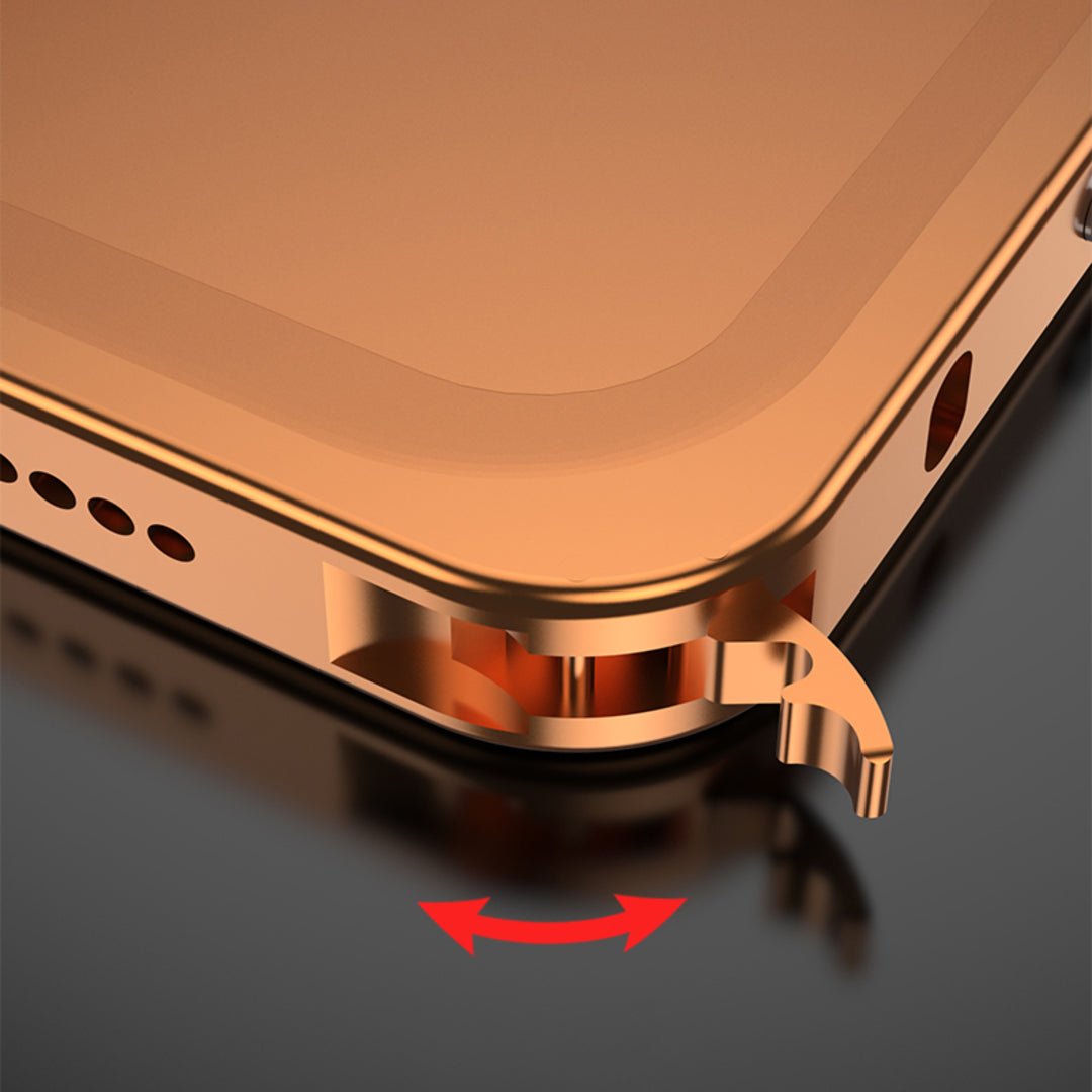 Sleek ProtectShield Metal Phone Case for Ultimate Safety