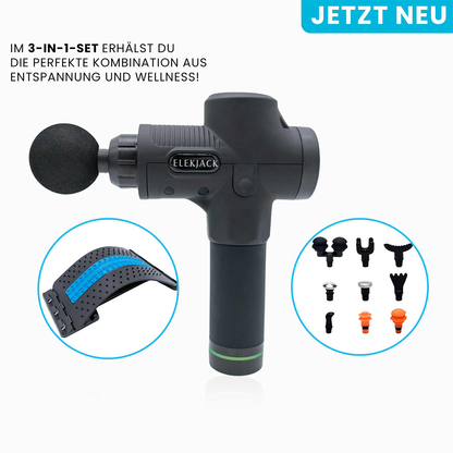 PowerMassage Pro | Deep Tissue Relief with 6 Attachments & Carry Bag