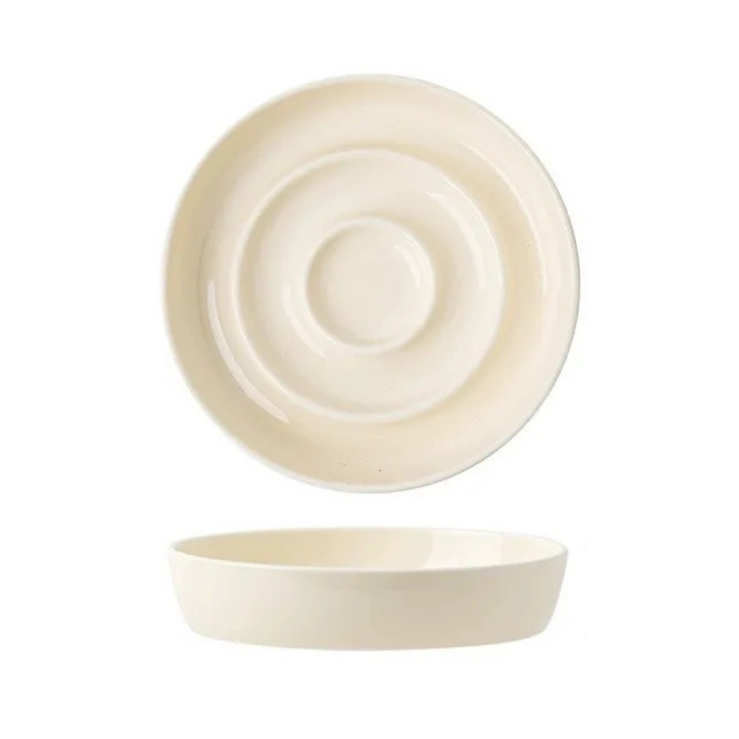 Ceramic Feeding Bowl for Cats and Dogs – Anti-Choke Slow Feeder