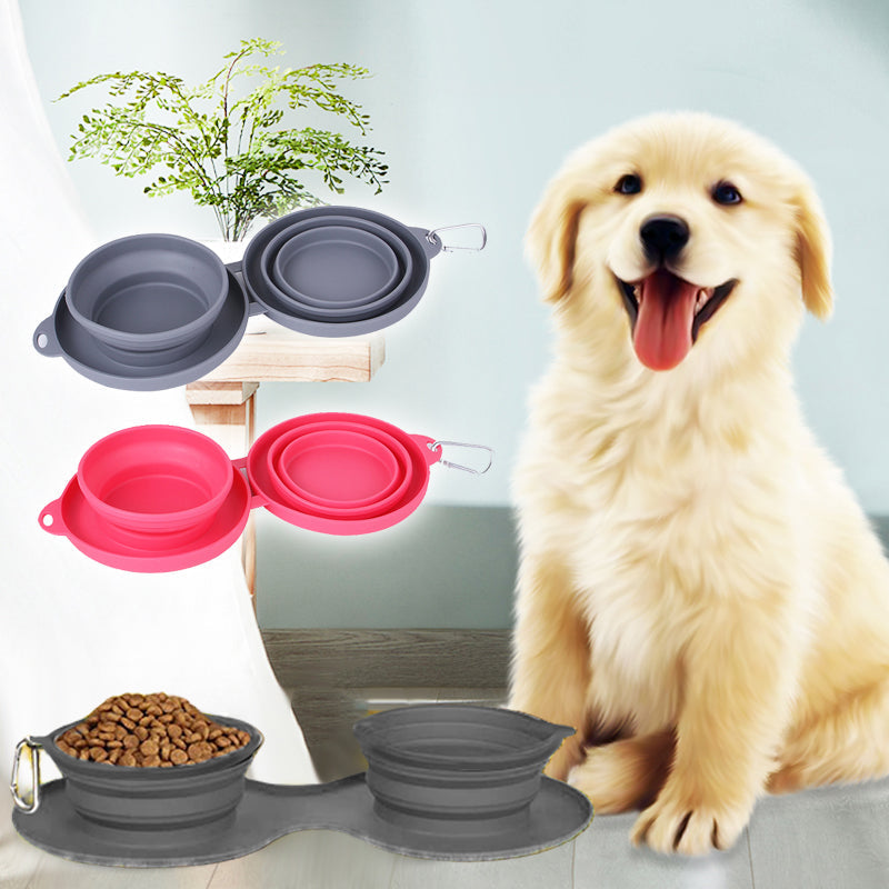Travel Bowl for Food and Water – Compact Pet Dish