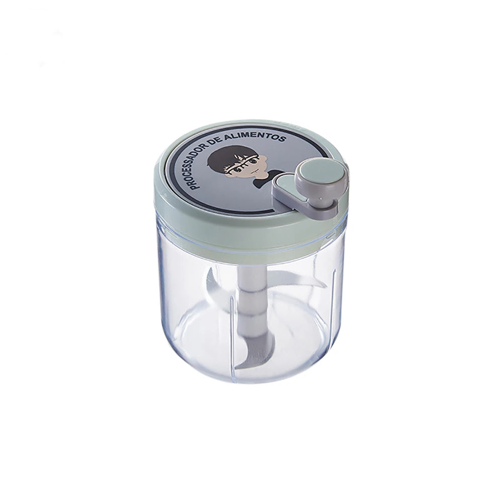 Manual Portable Vegetable and Garlic Chopper for Quick Food Prep