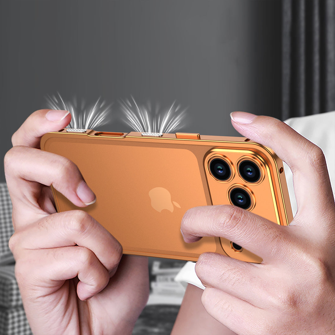 Sleek ProtectShield Metal Phone Case for Ultimate Safety