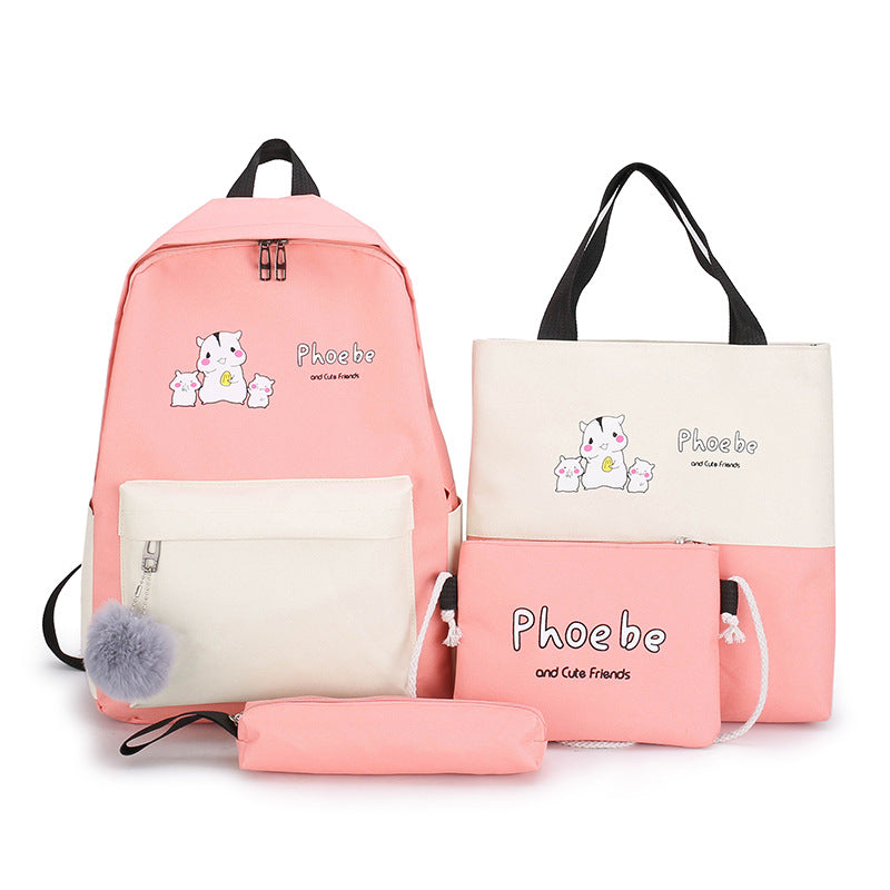 5-Piece Bag Set with Animal Design