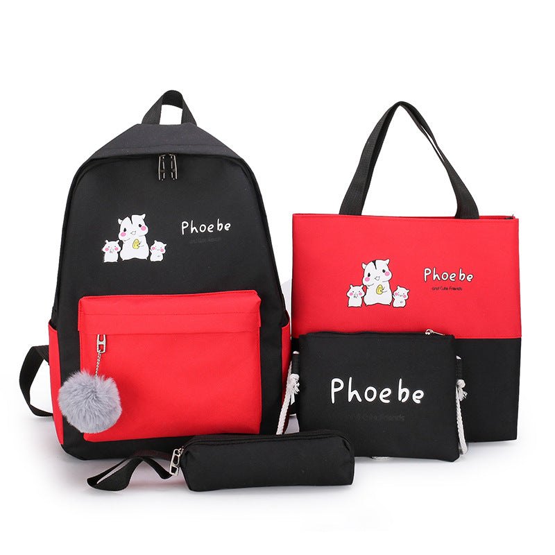 5-Piece Bag Set with Animal Design