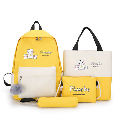 5-Piece Bag Set with Animal Design