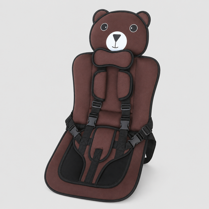 Adjustable Strap Child Seat Cushion in Cute Bear Design