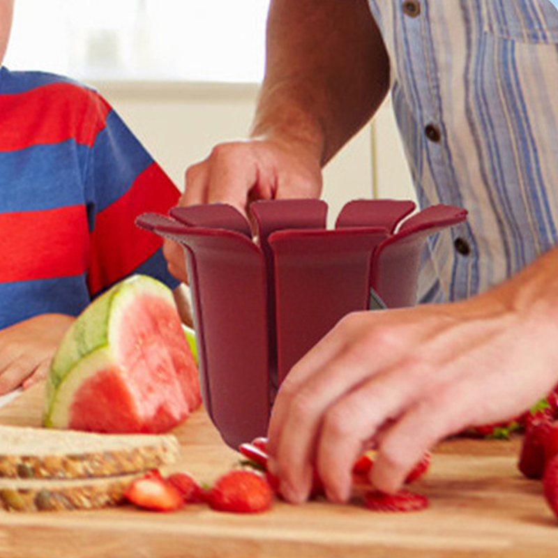 Evenly Sliced Fruit without Cuts – Safe Fruit Slicing Tool