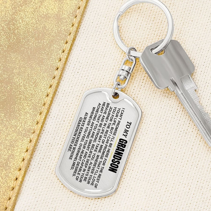 Heartfelt Connection - Unique Grandchild Keychain