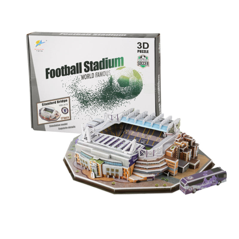 3D Football Stadium Puzzle Model