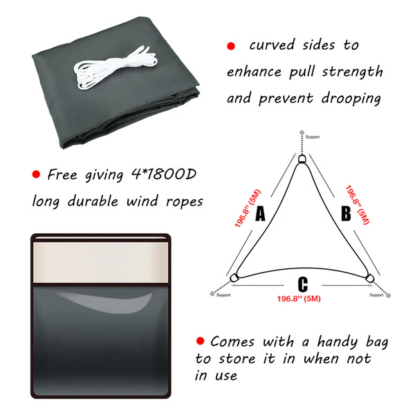 UV-Resistant Shade Canopy for Outdoor Use