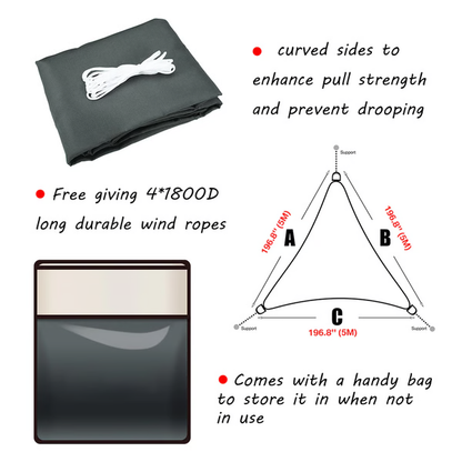 UV-Resistant Shade Canopy for Outdoor Use