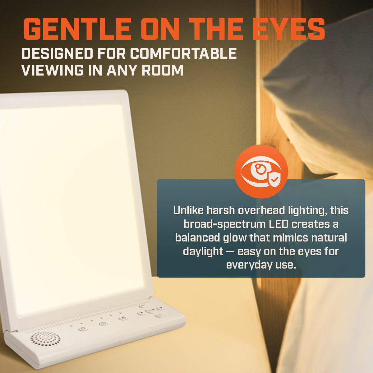 BrightWave Therapy Lamp for Daily Energy Boost