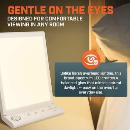 BrightWave Therapy Lamp for Daily Energy Boost