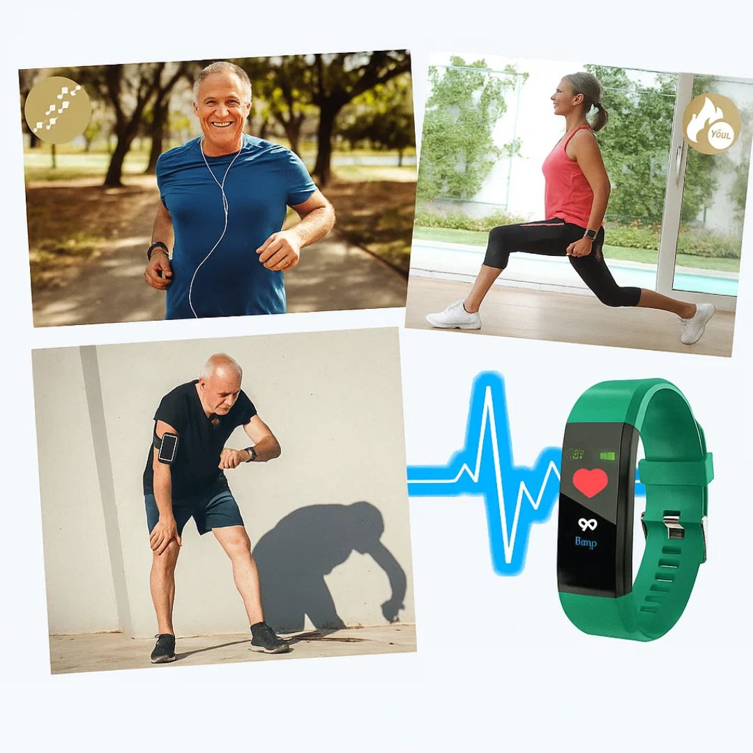 ActiveGuard Wristband – Safety & Fitness Tracker for Seniors