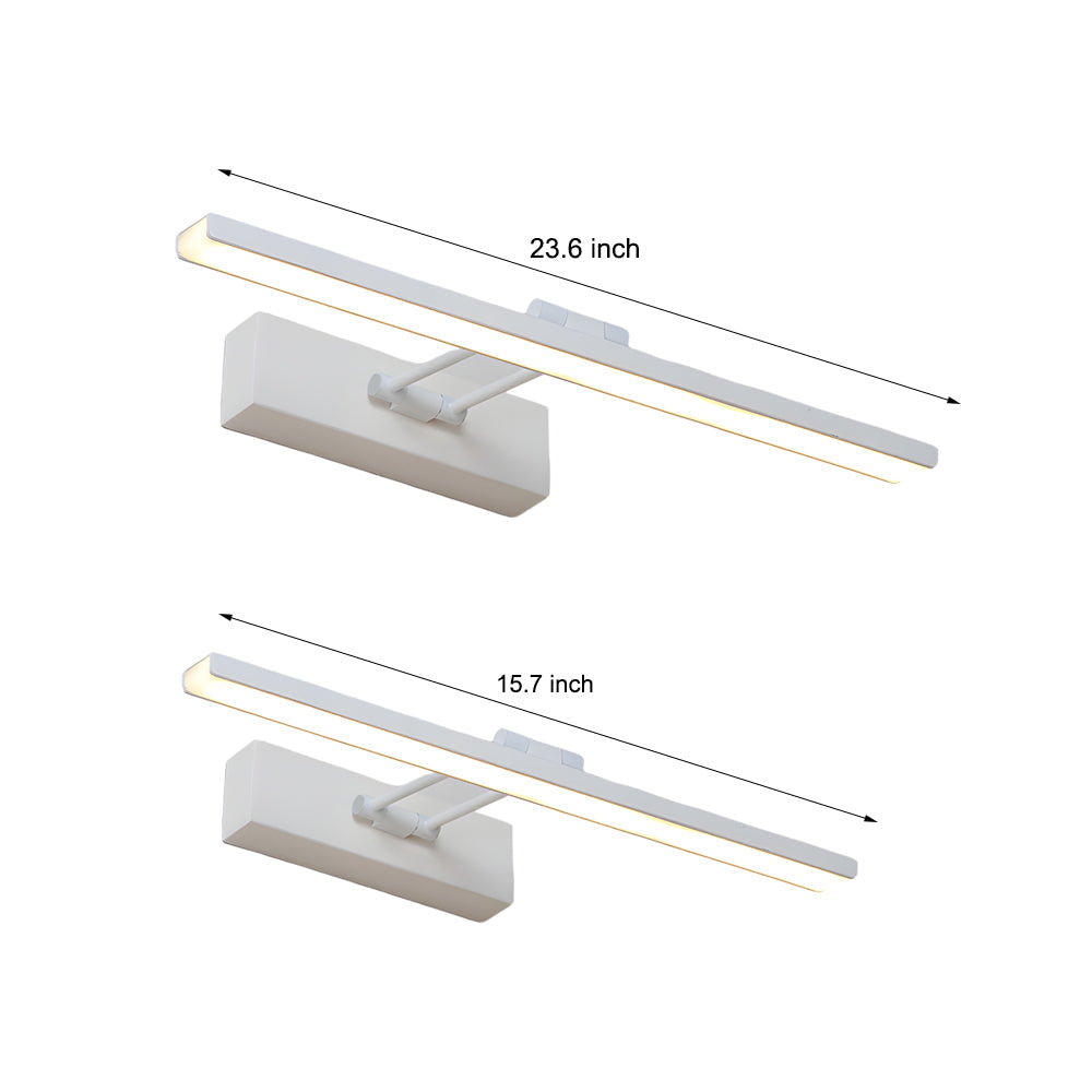 Adjustable 240° Linear LED Bathroom Light - Modern Minimalist Style