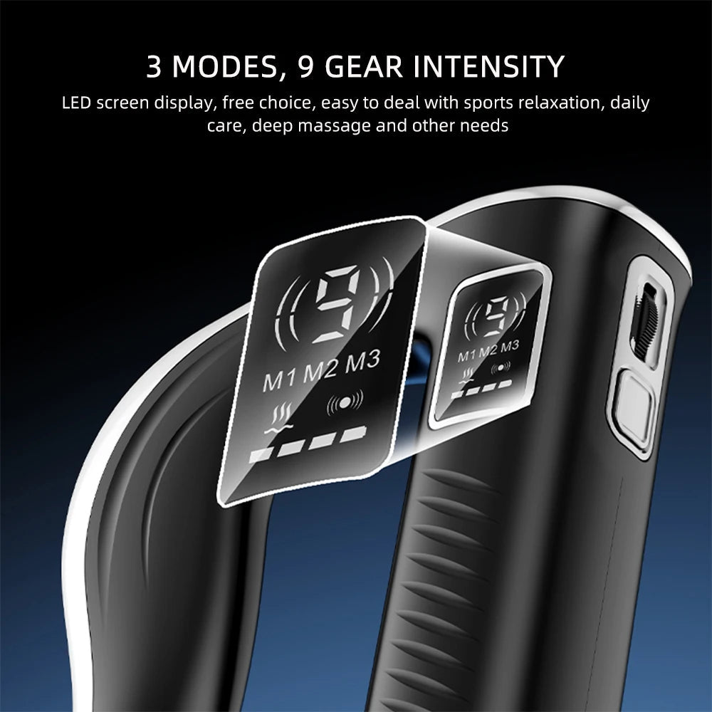 Electric Muscle Scraper with Heat, Vibration & Rechargeable Battery