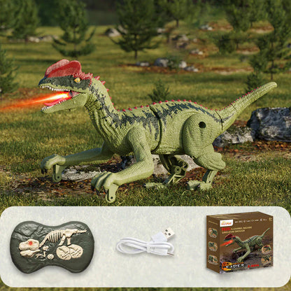 Remote-Controlled Dinosaur with Mist Spray Feature