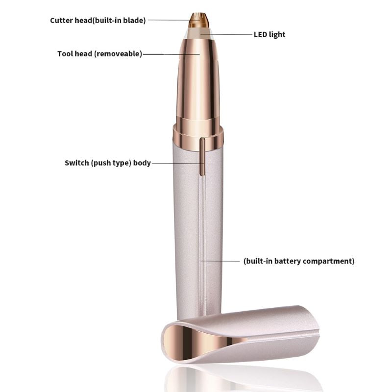 Dual-Function Facial & Eyebrow Hair Remover