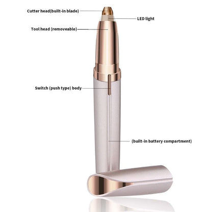 Dual-Function Facial & Eyebrow Hair Remover