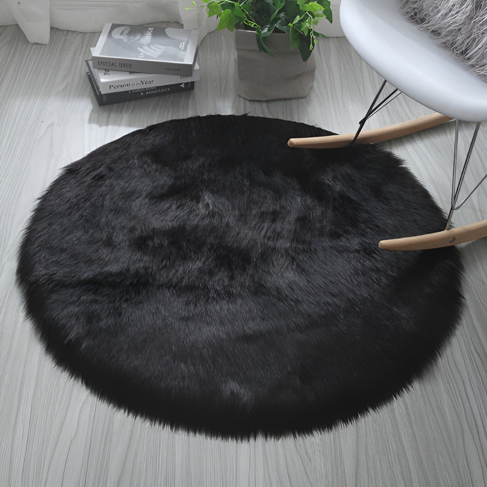 Plush Dreamscape Round Area Rug for Cozy Spaces