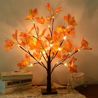 Yellow maple tree lamp